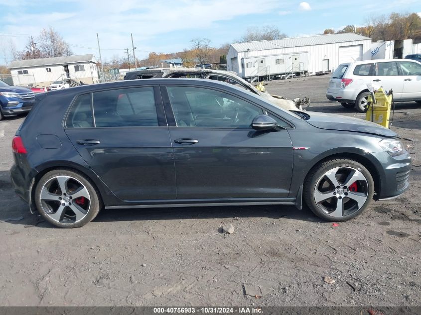 2017 Volkswagen Golf Gti Autobahn 4-Door/S 4-Door/Se 4-Door/Sport 4-Door VIN: 3VW4T7AU4HM071226 Lot: 40756983