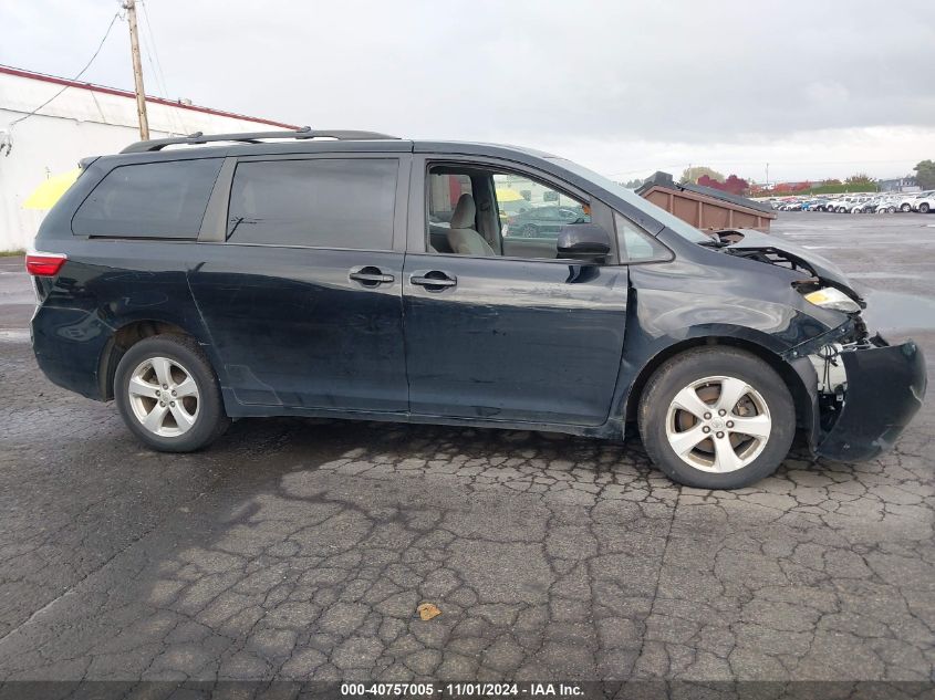 2015 Toyota Sienna Le 8 Passenger VIN: 5TDKK3DC6FS550611 Lot: 40757005