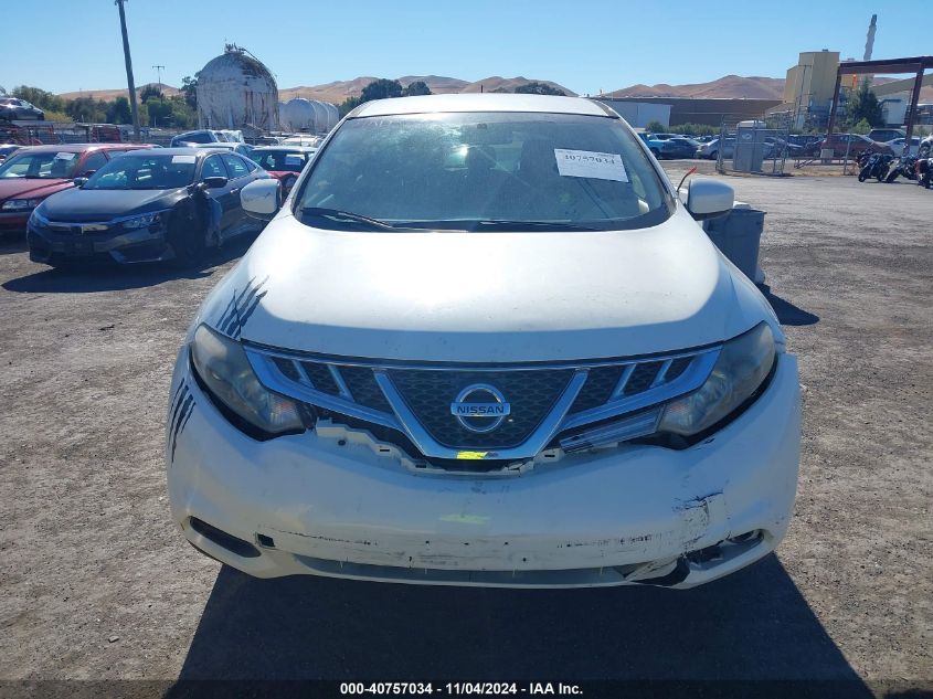 2013 Nissan Murano S/Sl/Le VIN: JN8AZ1MU0DW200638 Lot: 40757034