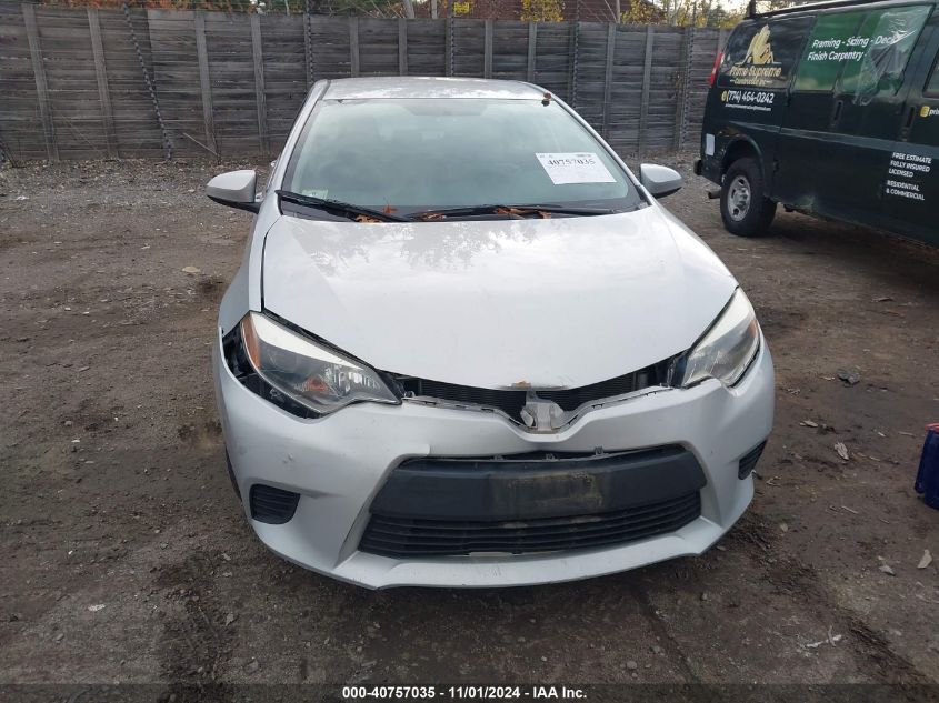 2016 Toyota Corolla L VIN: 2T1BURHE0GC597541 Lot: 40757035