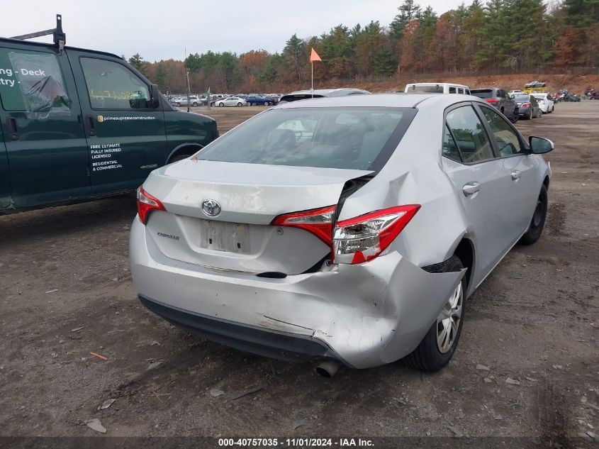 2016 Toyota Corolla L VIN: 2T1BURHE0GC597541 Lot: 40757035