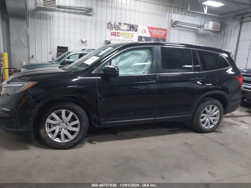 2020 Honda Pilot Awd Lx VIN: 5FNYF6H13LB005720 Lot: 40757038