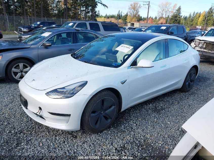 2018 Tesla Model 3 Long Range/Performance VIN: 5YJ3E1EB7JF096761 Lot: 40757054