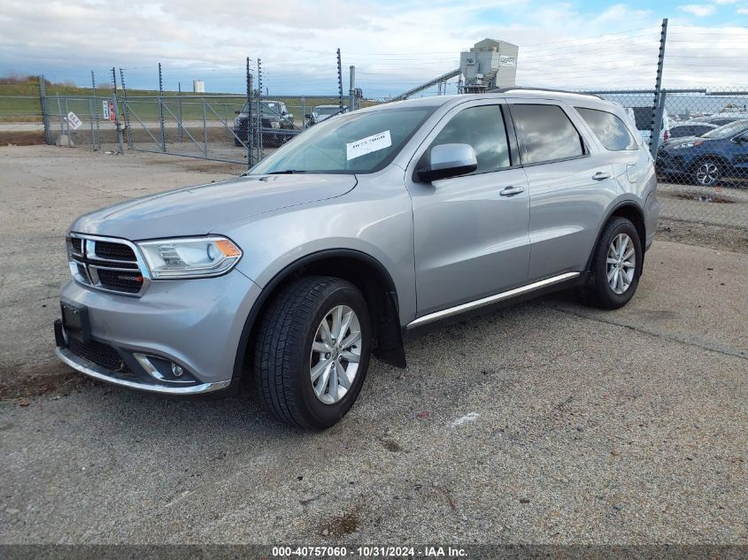 2014 Dodge Durango Sxt VIN: 1C4RDJAG7EC278722 Lot: 40757060