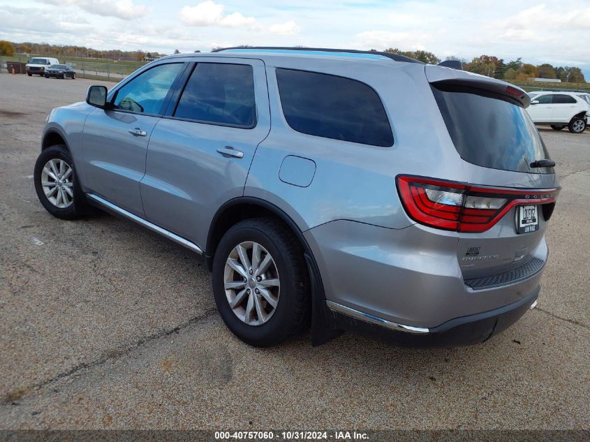 2014 Dodge Durango Sxt VIN: 1C4RDJAG7EC278722 Lot: 40757060