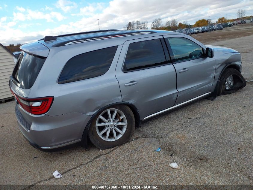 2014 Dodge Durango Sxt VIN: 1C4RDJAG7EC278722 Lot: 40757060