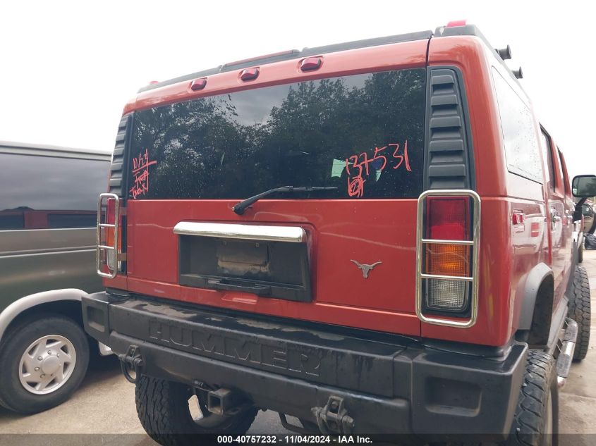 2003 Hummer H2 VIN: 5GRGN23U33H137531 Lot: 40757232