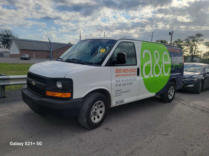 2013 Chevrolet Express 1500 Work Van VIN: 1GCSGAFX8D1156303 Lot: 40757328