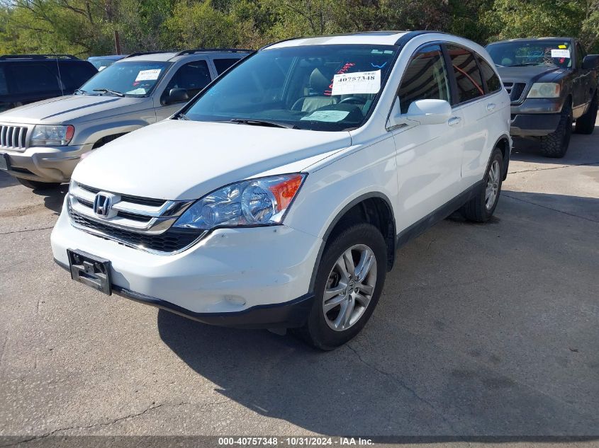 2010 Honda Cr-V Ex-L VIN: 5J6RE3H77AL048567 Lot: 40757348