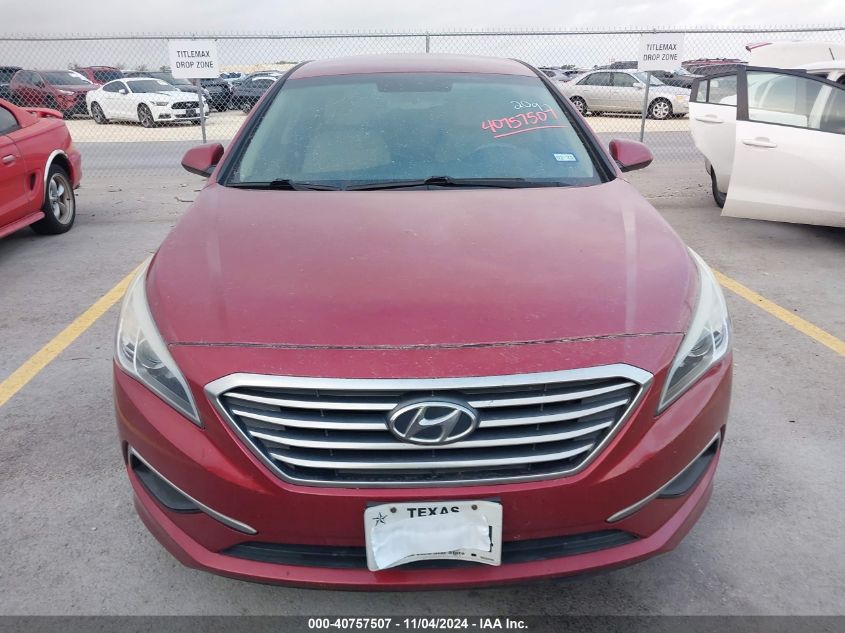 2016 Hyundai Sonata Se VIN: 5NPE24AF7GH342097 Lot: 40757507