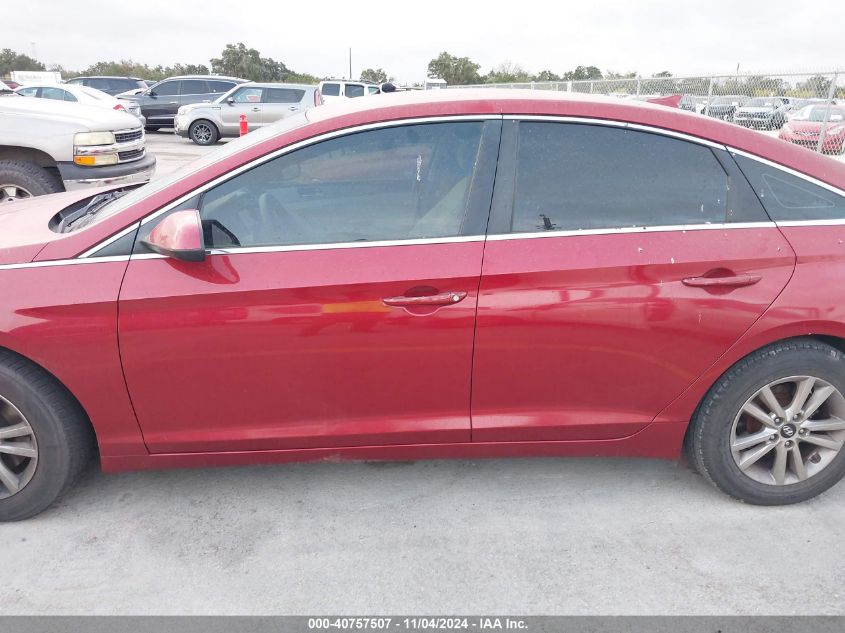 2016 Hyundai Sonata Se VIN: 5NPE24AF7GH342097 Lot: 40757507