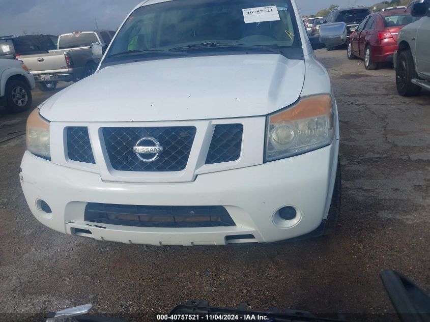 2010 Nissan Armada Se VIN: 5N1BA0ND2AN618728 Lot: 40757521