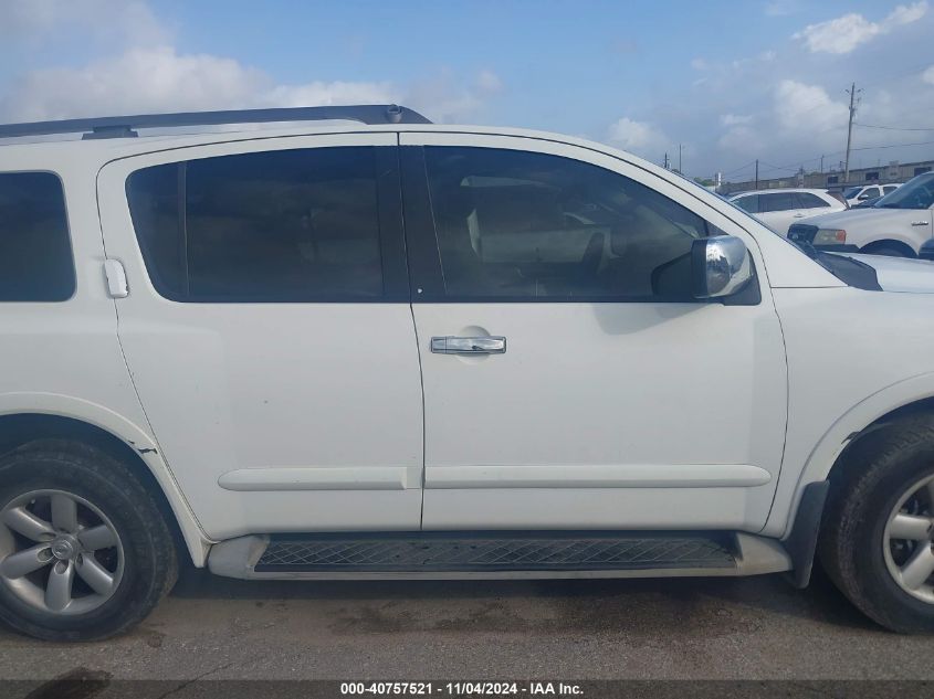 2010 Nissan Armada Se VIN: 5N1BA0ND2AN618728 Lot: 40757521