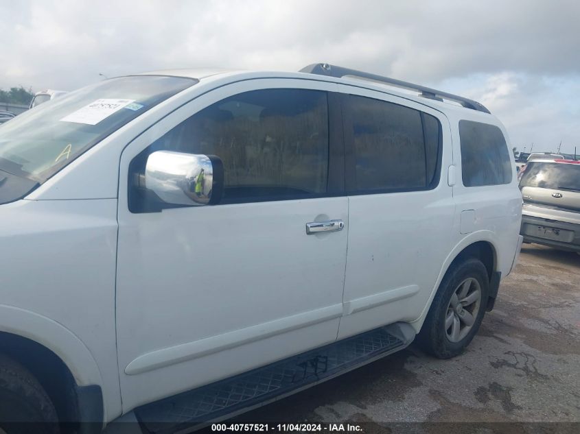 2010 Nissan Armada Se VIN: 5N1BA0ND2AN618728 Lot: 40757521