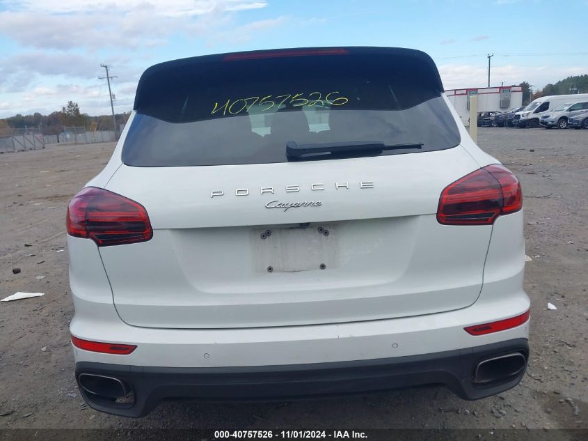 2016 Porsche Cayenne VIN: WP1AA2A22GLA03986 Lot: 40757526