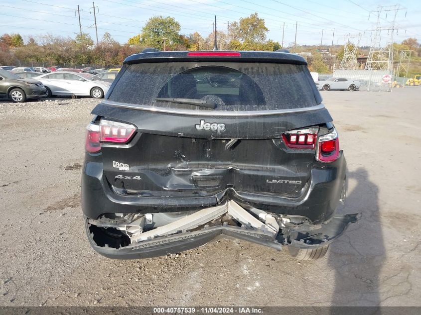 2018 Jeep Compass Limited 4X4 VIN: 3C4NJDCB6JT199308 Lot: 40757539