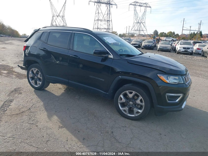VIN 3C4NJDCB6JT199308 2018 JEEP COMPASS LIMITED 4X4