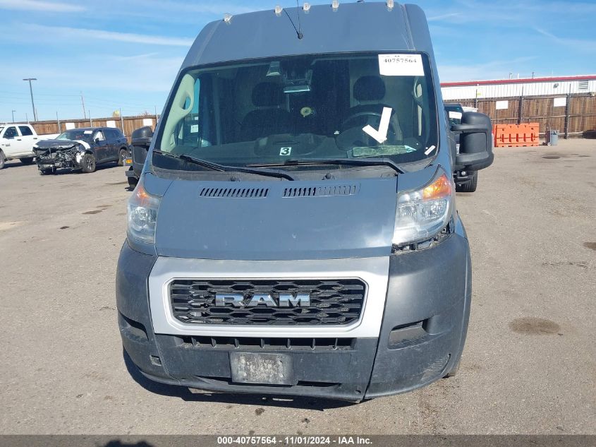 2019 Ram Promaster 3500 Cargo Van High Roof 159 Wb Ext VIN: 3C6URVJG2KE552083 Lot: 40757564