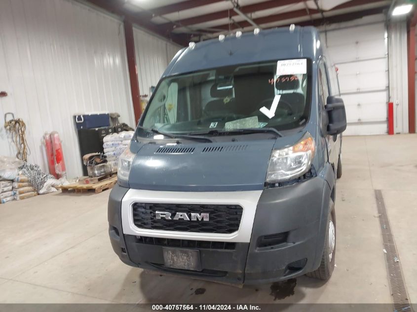 2019 Ram Promaster 3500 Cargo Van High Roof 159 Wb Ext VIN: 3C6URVJG2KE552083 Lot: 40757564