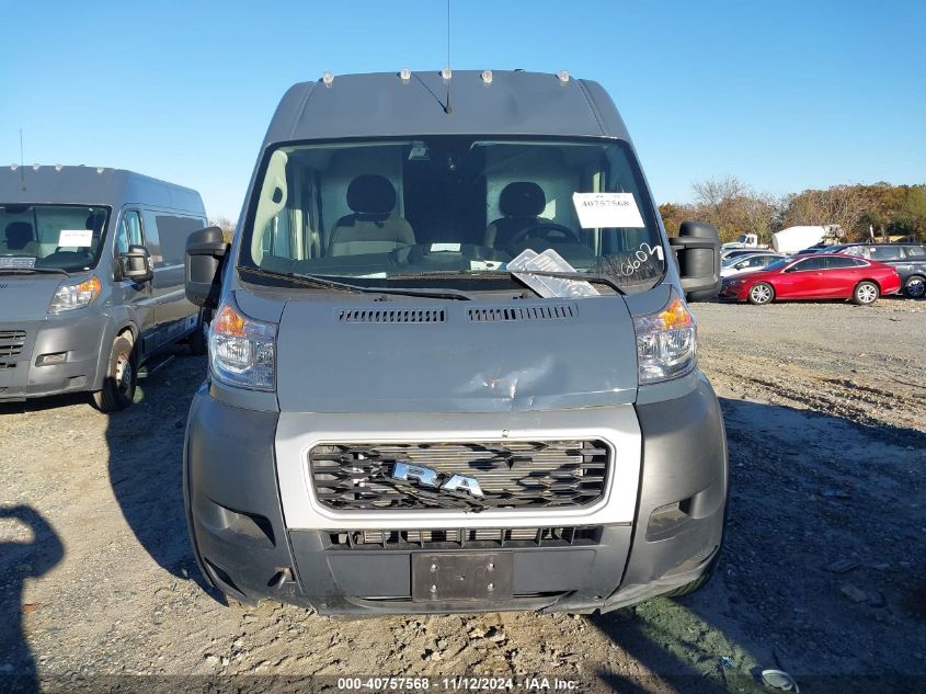 2019 Ram Promaster 3500 Cargo Van High Roof 159 Wb Ext VIN: 3C6URVJG3KE546602 Lot: 40757568