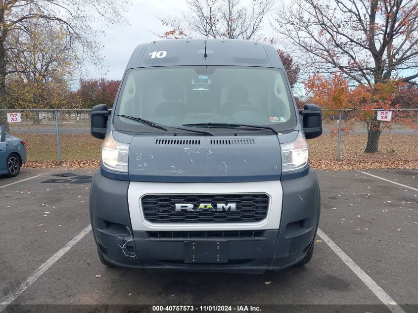 2020 Ram Promaster 3500 Cargo Van High Roof 159 Wb Ext VIN: 3C6URVJG8LE112662 Lot: 40757573