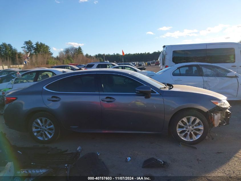 2013 Lexus Es 300H VIN: JTHBW1GGXD2004808 Lot: 40757603