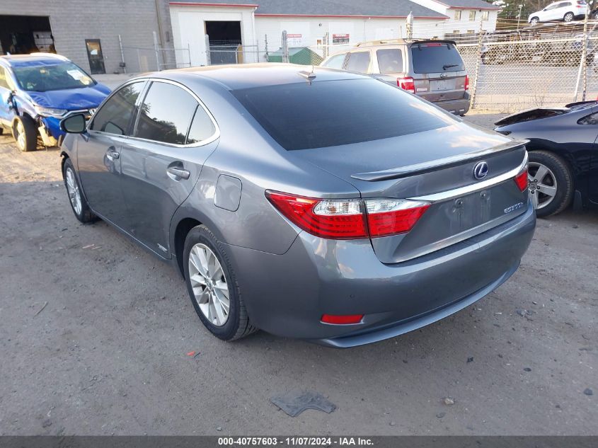 VIN JTHBW1GGXD2004808 2013 Lexus ES, 300H no.3