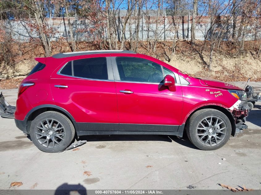 2019 Buick Encore Fwd Sport Touring VIN: KL4CJ1SM8KB710118 Lot: 40757604