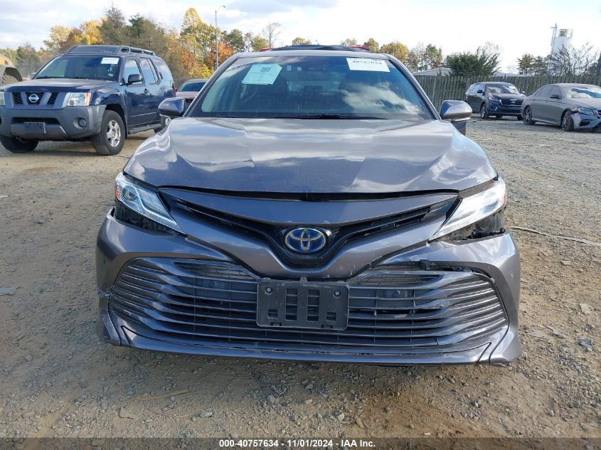 2018 Toyota Camry Hybrid Xle VIN: 4T1B21HK8JU005290 Lot: 40757634