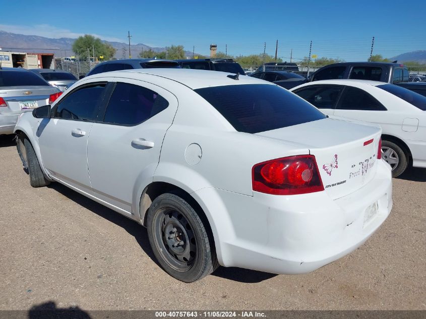 2014 DODGE AVENGER SE - 1C3CDZAB4EN111378