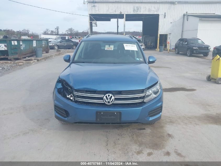 2017 Volkswagen Tiguan S/Limited VIN: WVGBV7AX5HK049463 Lot: 40757661