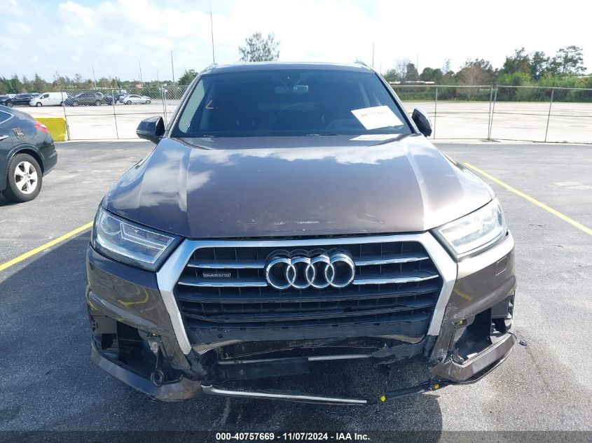 2017 Audi Q7 3.0T Premium VIN: WA1LAAF75HD011661 Lot: 40757669