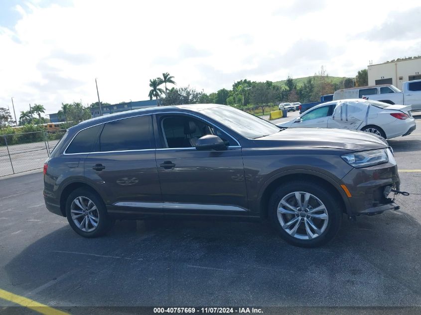 2017 Audi Q7 3.0T Premium VIN: WA1LAAF75HD011661 Lot: 40757669