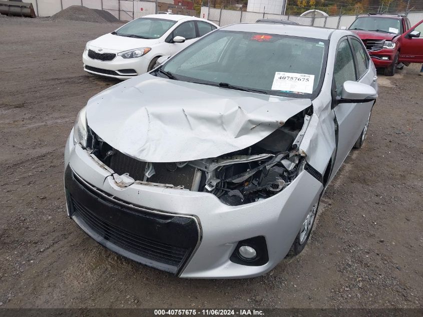 2016 Toyota Corolla S VIN: 2T1BURHE6GC522858 Lot: 40757675