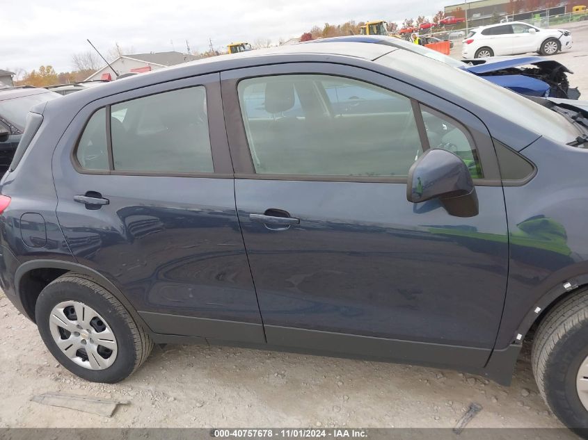 2018 Chevrolet Trax Ls VIN: 3GNCJKSB3JL331350 Lot: 40757678