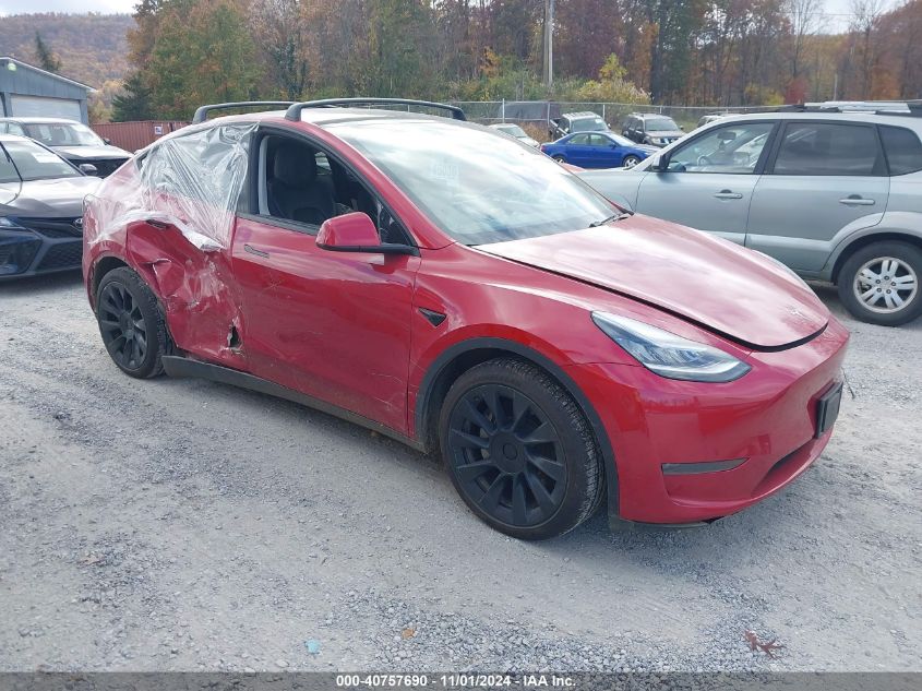 VIN 5YJYGDEE4MF085037 2021 Tesla Model Y, Long Rang... no.1