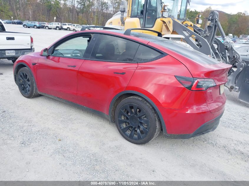 VIN 5YJYGDEE4MF085037 2021 Tesla Model Y, Long Rang... no.3