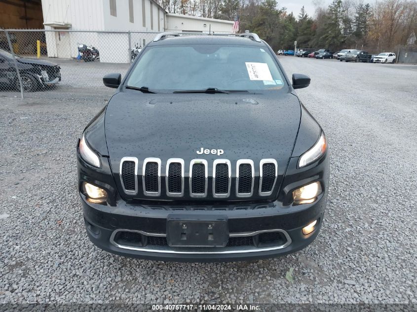 2014 Jeep Cherokee Limited VIN: 1C4PJMDB0EW277749 Lot: 40757717