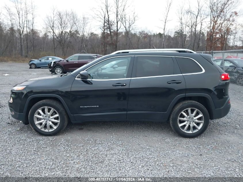 2014 Jeep Cherokee Limited VIN: 1C4PJMDB0EW277749 Lot: 40757717