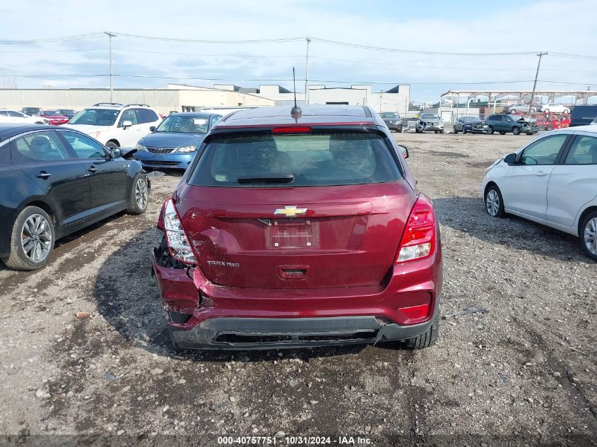 2017 Chevrolet Trax Ls VIN: 3GNCJNSB4HL231995 Lot: 40757751