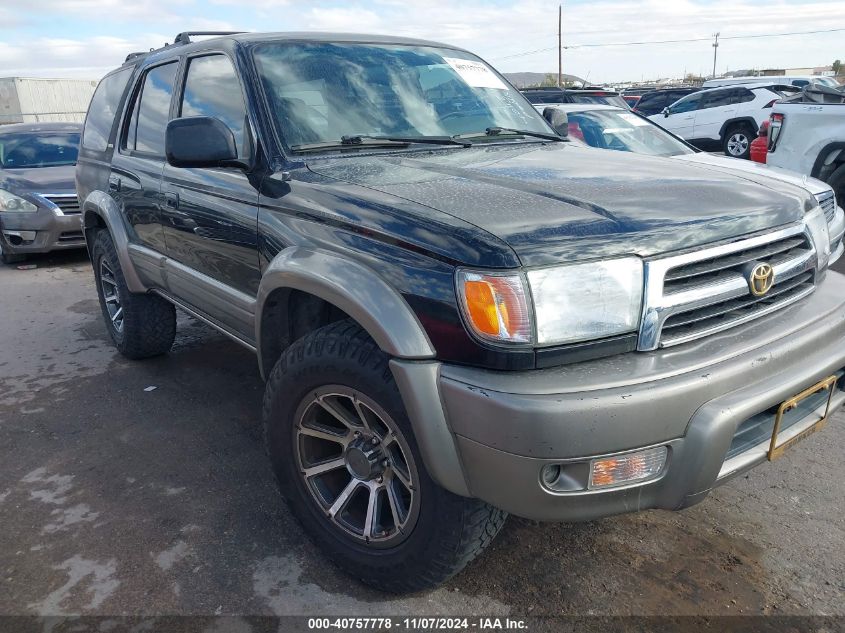 2000 Toyota 4Runner Limited V6 VIN: JT3GN87R8Y0155625 Lot: 40757778