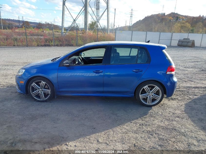 2013 Volkswagen Golf R 4-Door VIN: WVWPF7AJ9DW059547 Lot: 40757782