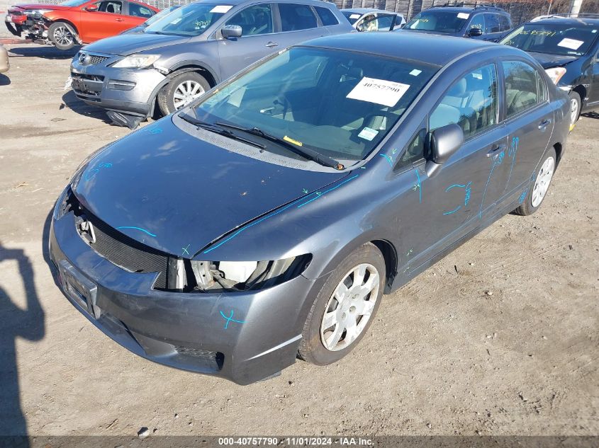 2009 Honda Civic Lx VIN: 2HGFA16579H310026 Lot: 40757790