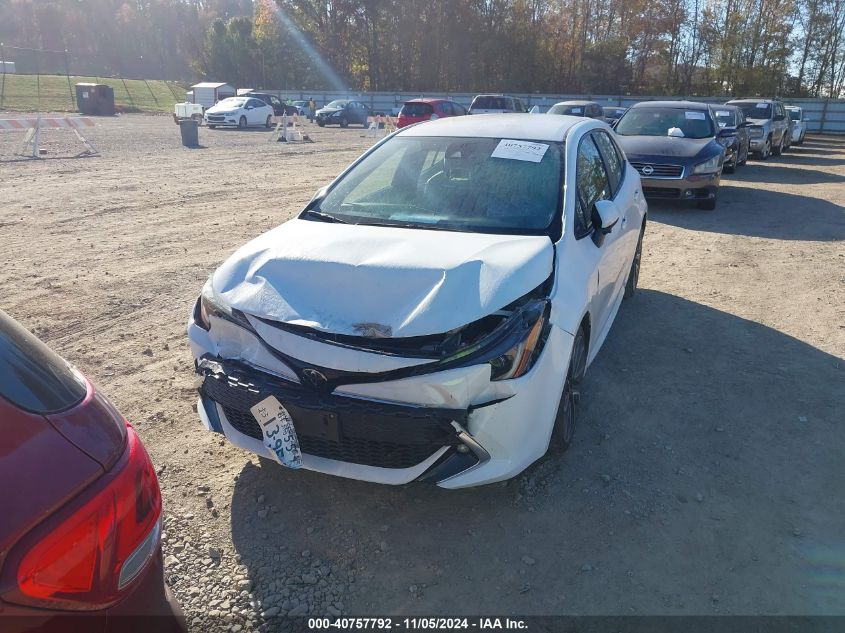 2019 Toyota Corolla Xse VIN: JTNK4RBE3K3010738 Lot: 40757792