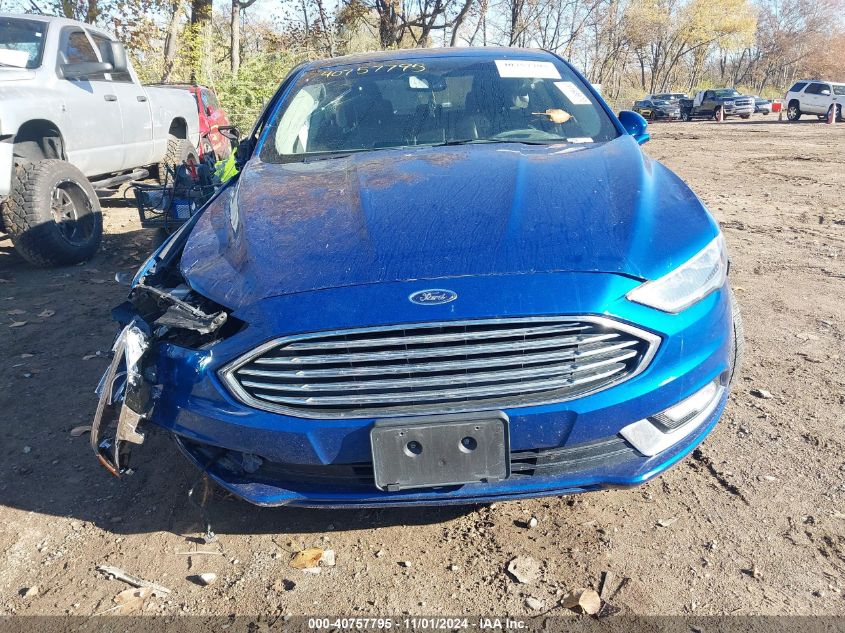 2017 Ford Fusion Titanium VIN: 3FA6P0D96HR208822 Lot: 40757795