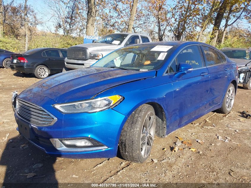 2017 Ford Fusion Titanium VIN: 3FA6P0D96HR208822 Lot: 40757795