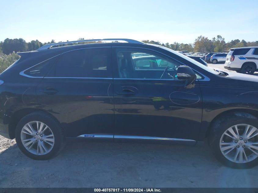 2011 Lexus Rx 450H VIN: JTJBC1BA8B2418595 Lot: 40757817