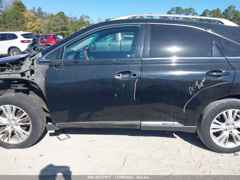 2011 Lexus Rx 450H VIN: JTJBC1BA8B2418595 Lot: 40757817