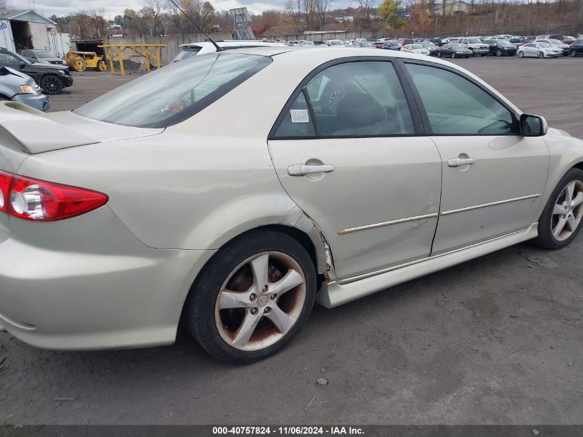 2004 Mazda Mazda6 S VIN: 1YVFP80DX45N38800 Lot: 40757824