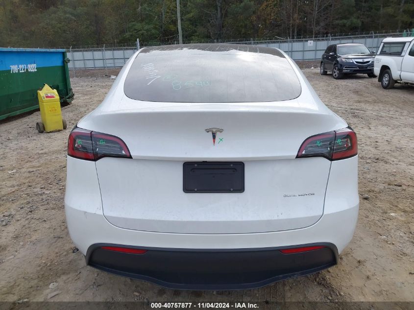 2023 Tesla Model Y Awd/Long Range Dual Motor All-Wheel Drive VIN: 7SAYGDEE5PF753337 Lot: 40757877